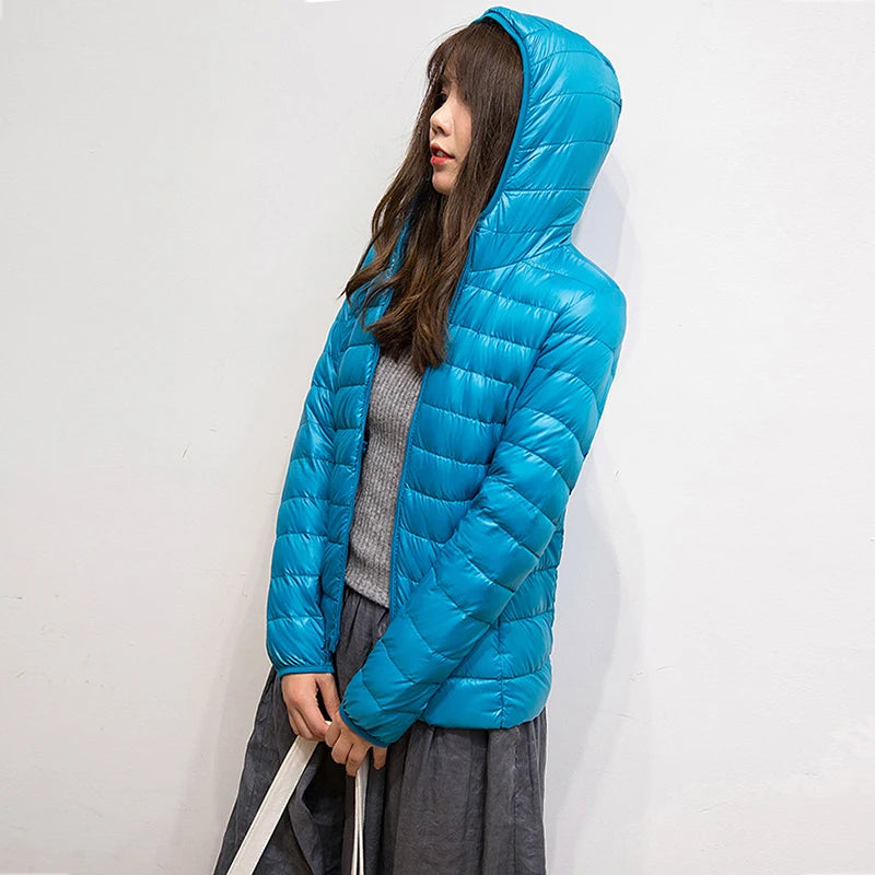 2025 New 90% Duck Down Jacket Women Autumn Winter Coat Lady Ultralight Down Jacket