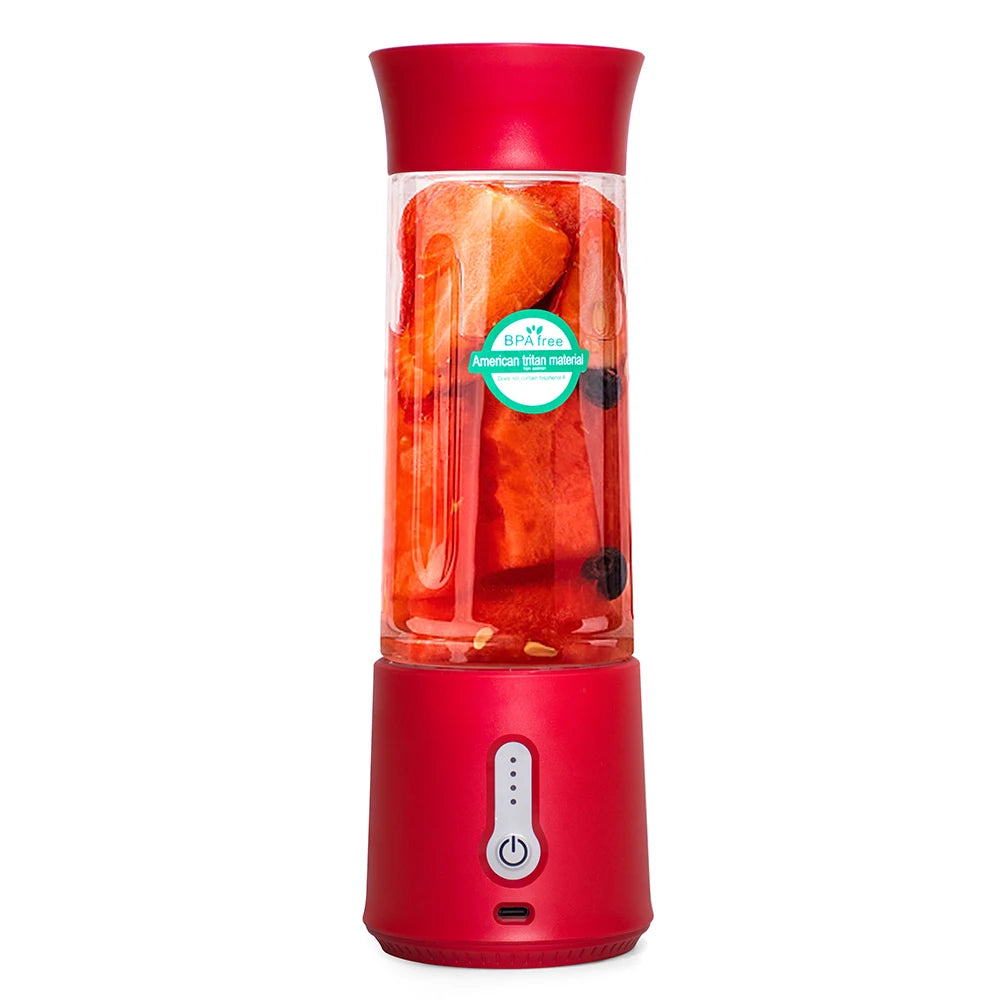 Patent A7 Fresh Juice Portable Blenders Mini Fresh Fruit Smoothie Milkshake Mixer Licuadora Portatil Juicer with 6blades for Gym