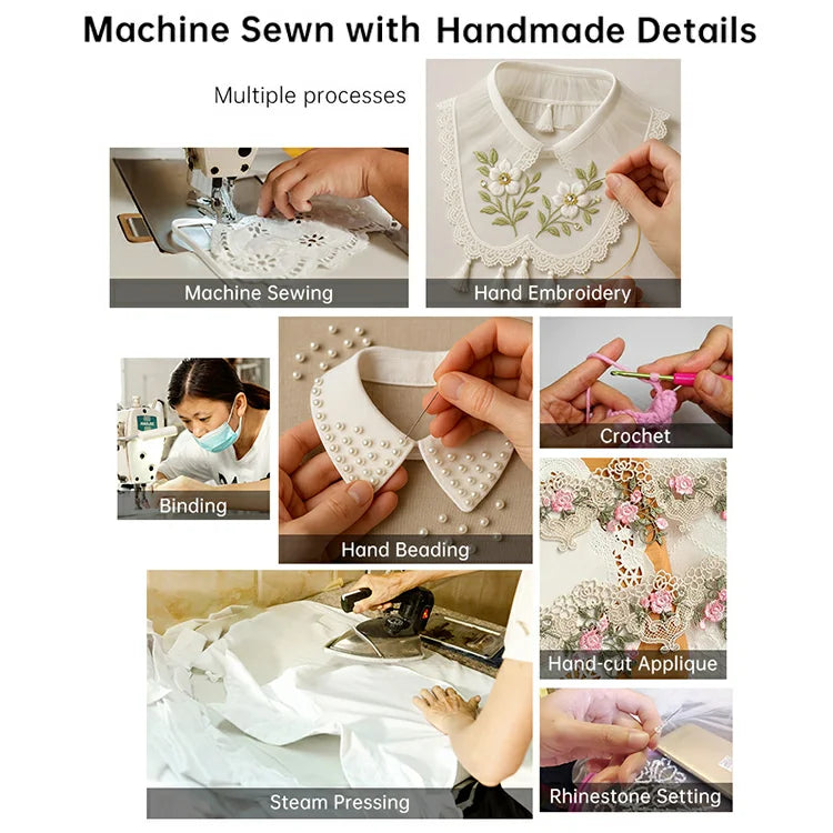 False Collar for Women Fakes Collar Detachable Blouse Dickey Collar Half Shirts Favors Clothes Accessories Instyles