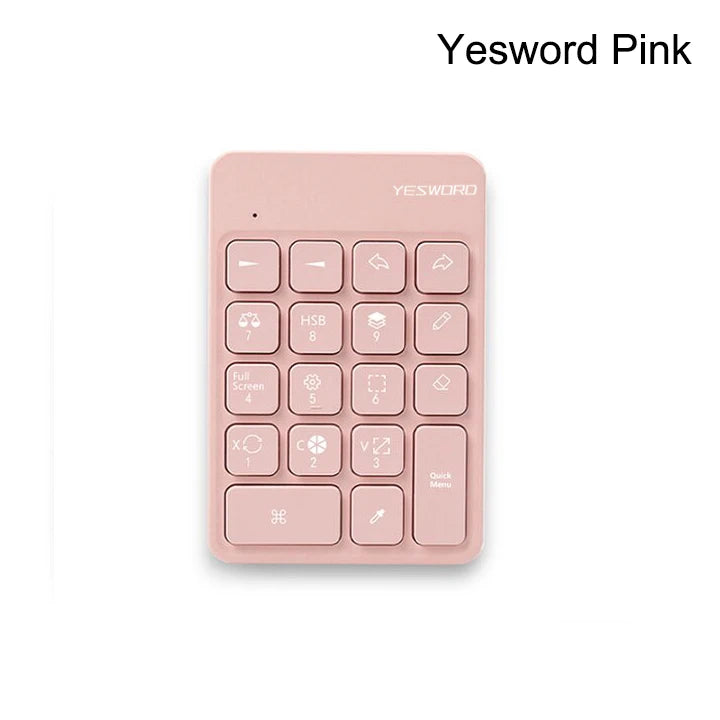 FRUNSI Wireless Bluetooth Shortcut Keyboard for iPad Procreate Graphics Drawing Tablet Painting Mini Portable Rechargeable