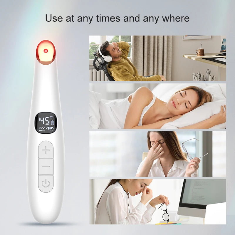 OEM ODM Hot Selling Multifunction Eye Care Beauty Massager Facial Eye Lifting Wand Under Eye Massage Device for Dark Circles