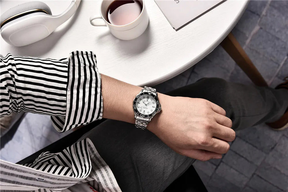 PAGANI DESIGN 2026 New Top Brand Luxury Automatic Watch Men AR Sapphire crystal Mechanical Wristwatch Men Miyota 8215 Movt Clock