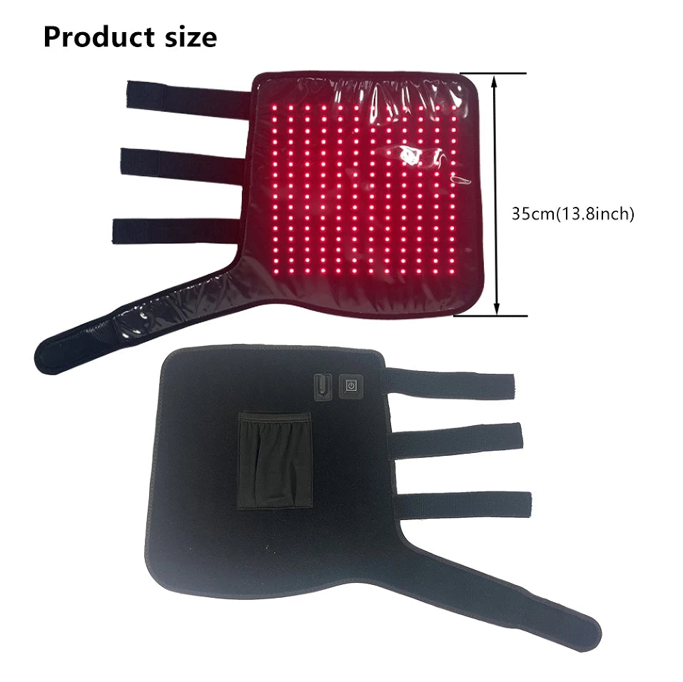 192pcs 5050SMD Combo 660nm and 850nm DC5V Red Light Therapy Horse Leg Pad