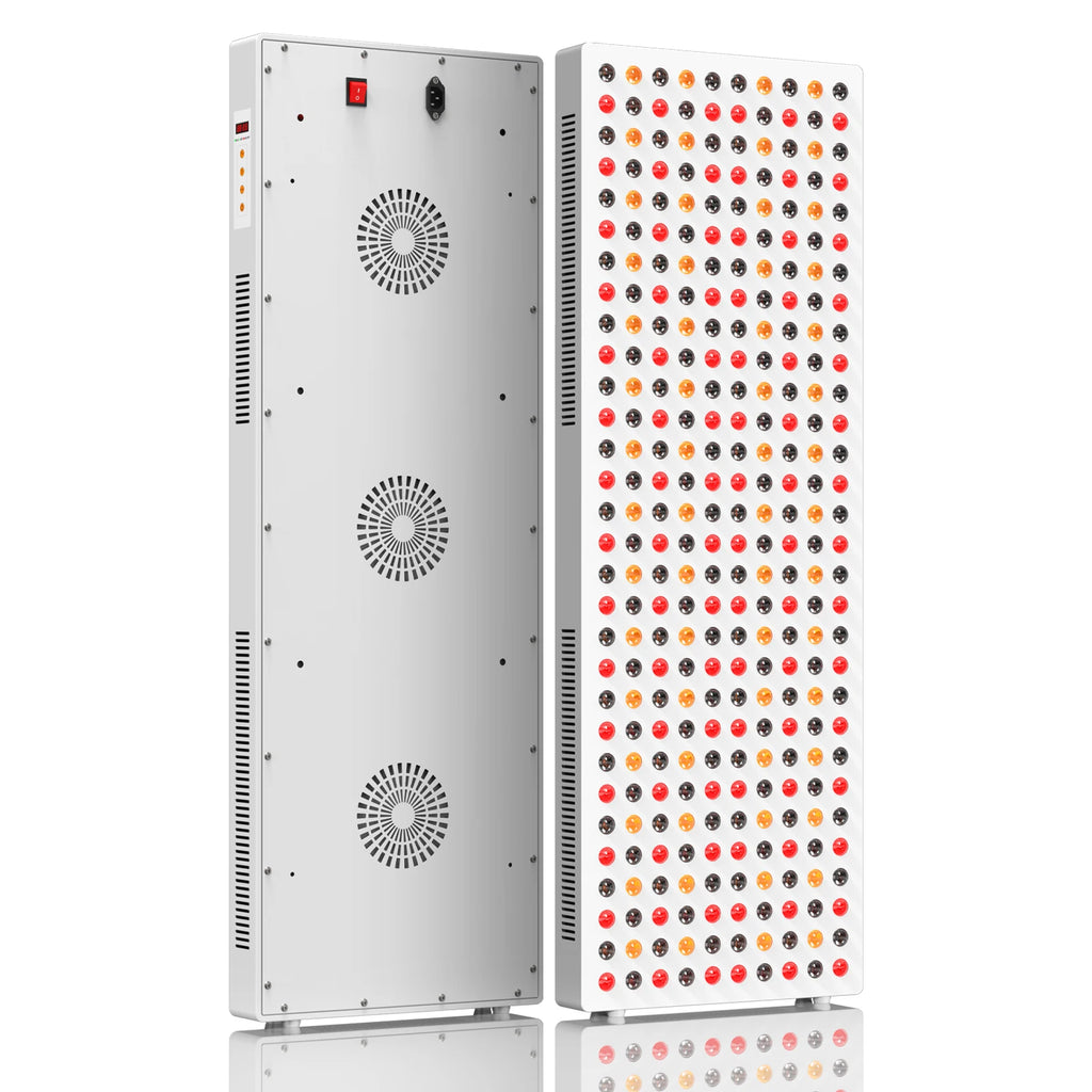 Bonliter 1500W Led Near Infrared Red Light Therapy 630/660/810/830/850nm Red Light Therapy Panel for Full Body Pain Relief