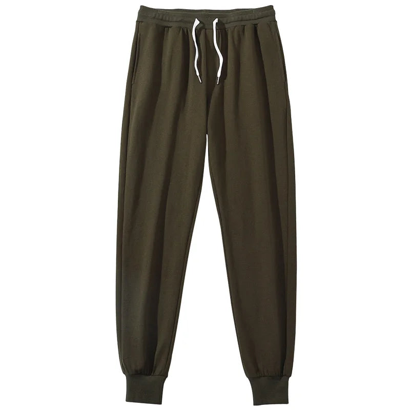 Vintage Sports Sweatpants Spring Autumn New Cotton Brown Joggers Fitness Casual Pencil Pants Loose Home Comfortable Sweatpants