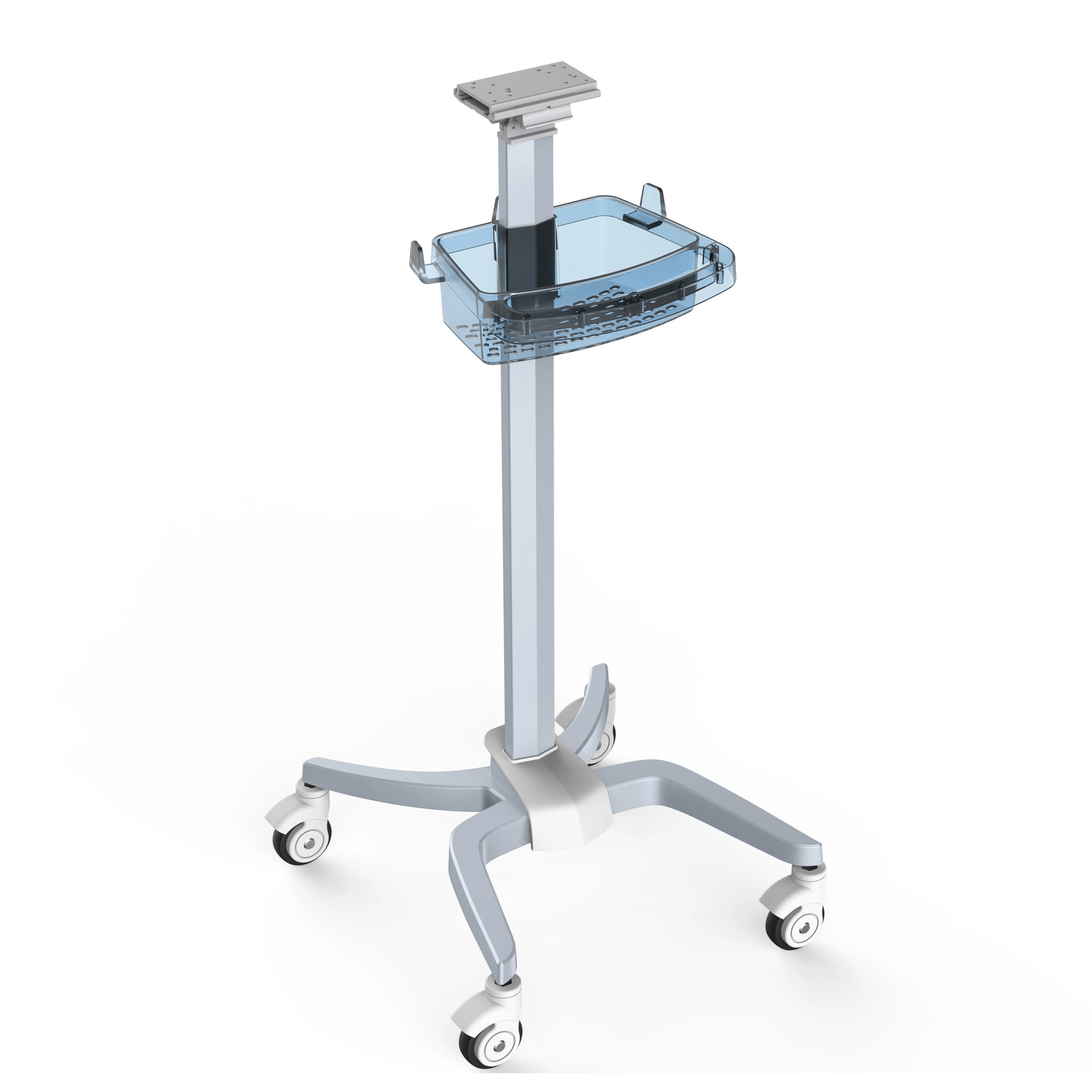Hospital Medical fixed height trolley Mobile Portable Ultrasound Scanner Medical Cart With Wheels