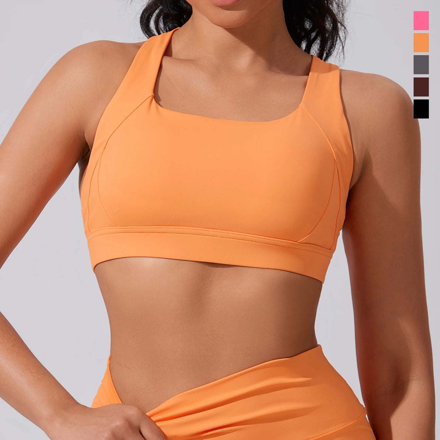 Custom Plus Size Women's Sets High Waist 2-Piece Sports Bra Leggings Yoga Set Breathable Four-Way Stretch Athletic Gym Sets