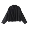KAR&OT ZA 2025 Spring New Women's Retro Loose Fashion Casual Lapel Long Sleeve Jacket 4344155