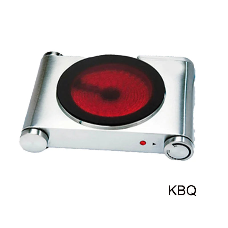 Single Burner Electric Hot Plate Coil CB CE Certified Metal Housing Cast Iron Surface Energy Efficient Class Temperature Control