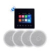Mini Blue Tooth Wall Amplifier Smart Home Audio  4*20W Stereo Sound Music Panel PA System Loudspeaker Ceiling Speaker Kits