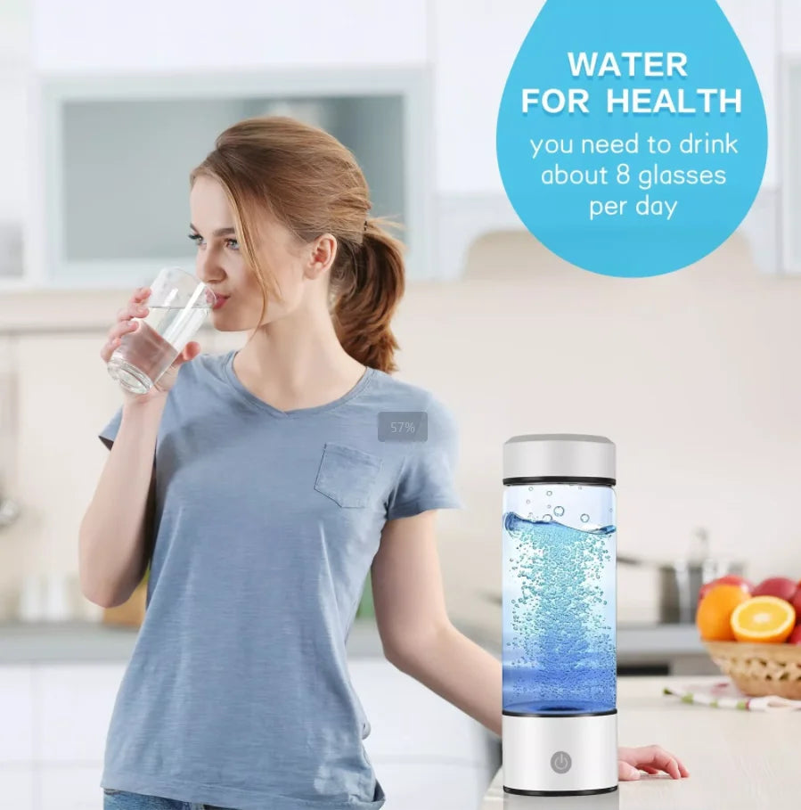 Best Selling Products 420ml USB Portable Hydrogen Water Generator Alkaline Maker Water Ionizer Bottle