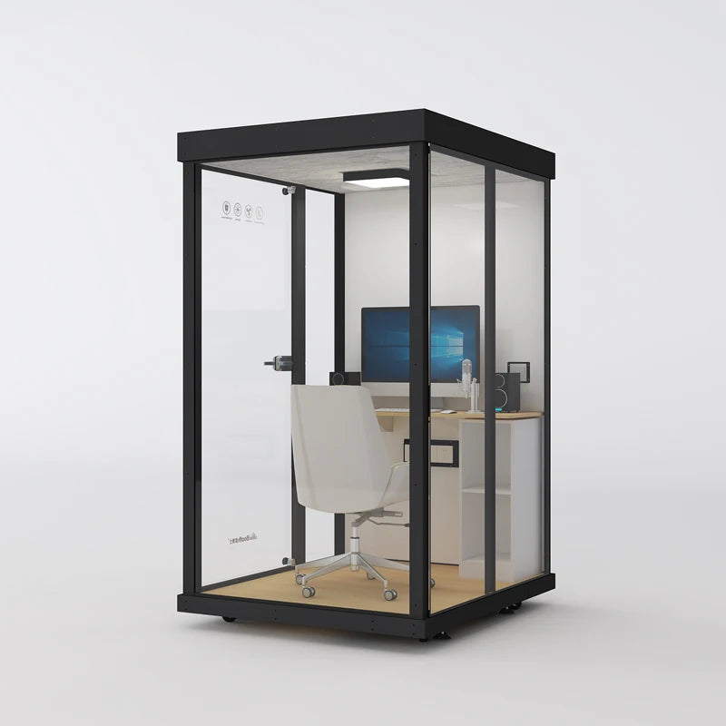 Booth Soundproof Booths Acoustic Office Phone Booth Portable Vocal Pod Recording Sound Barriers