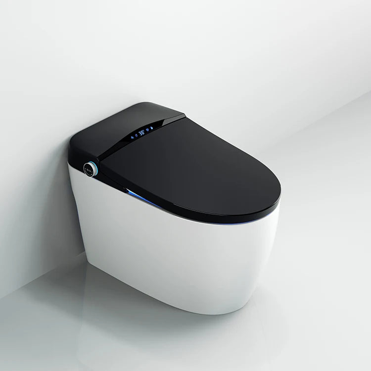 Automatic flushing without water tank integrated black electronic intelligence