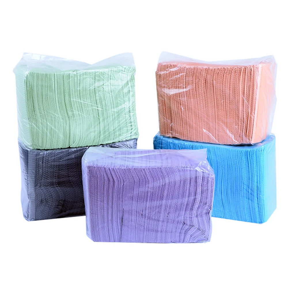 50Pcs Disposable Eyelash Clean Pad Mat Tattoo Cleaning Wipes Table Pad Waterproof Medical Paper Dental Bibs Cloths Tool