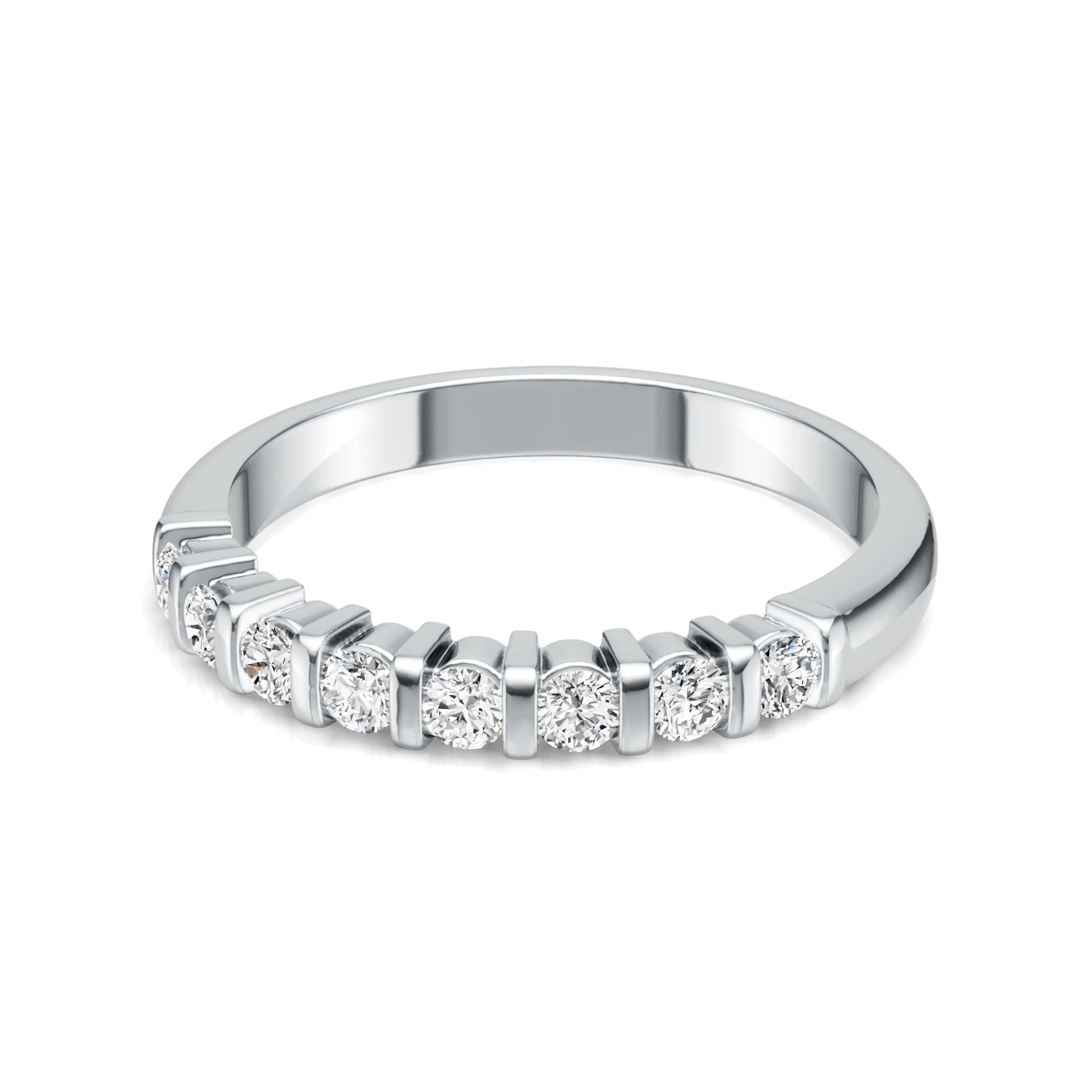 Round Cut 2.5MM VVS1 GRA Moissanite Casual Rings Ladies 925 Sterling Silver Sparkly Couples Fine Jewelry Love Women Wedding Ring