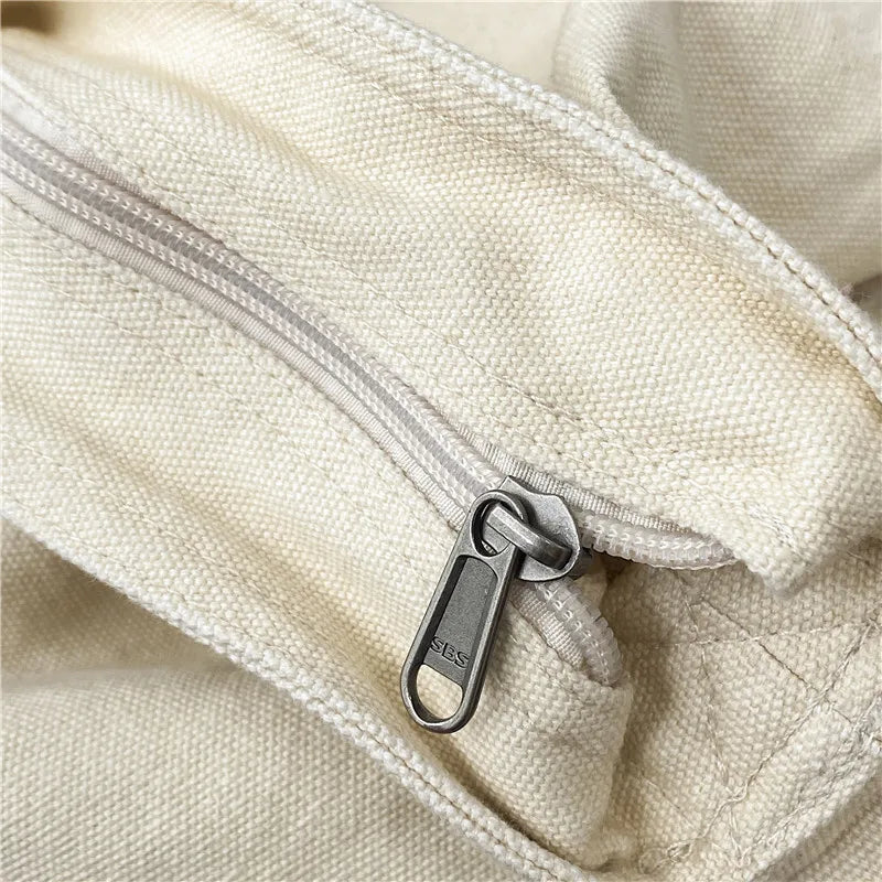 HOCODO New Bags for Women 2022 Canvas Shoulder Bag Fashion Large Capacity Handbags Female Casual Travel Bags Soft Crossbody Bags