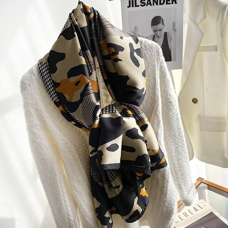Wholesale High Quality Hot Women Square Scarf Shawls Designer Large Printed Muslim Scarves With 24 Available Patterns