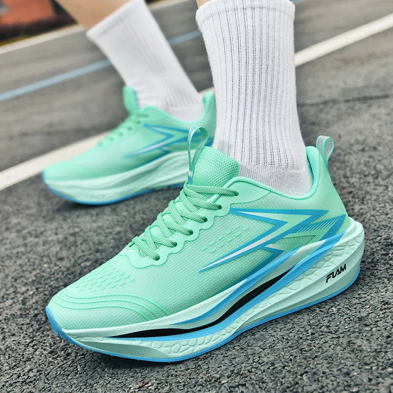 Men's Women's High Quality Carbon Plate Light Custom Casual Sports Running Shoes Comfortable Outdoor Fashion Mesh for Spring