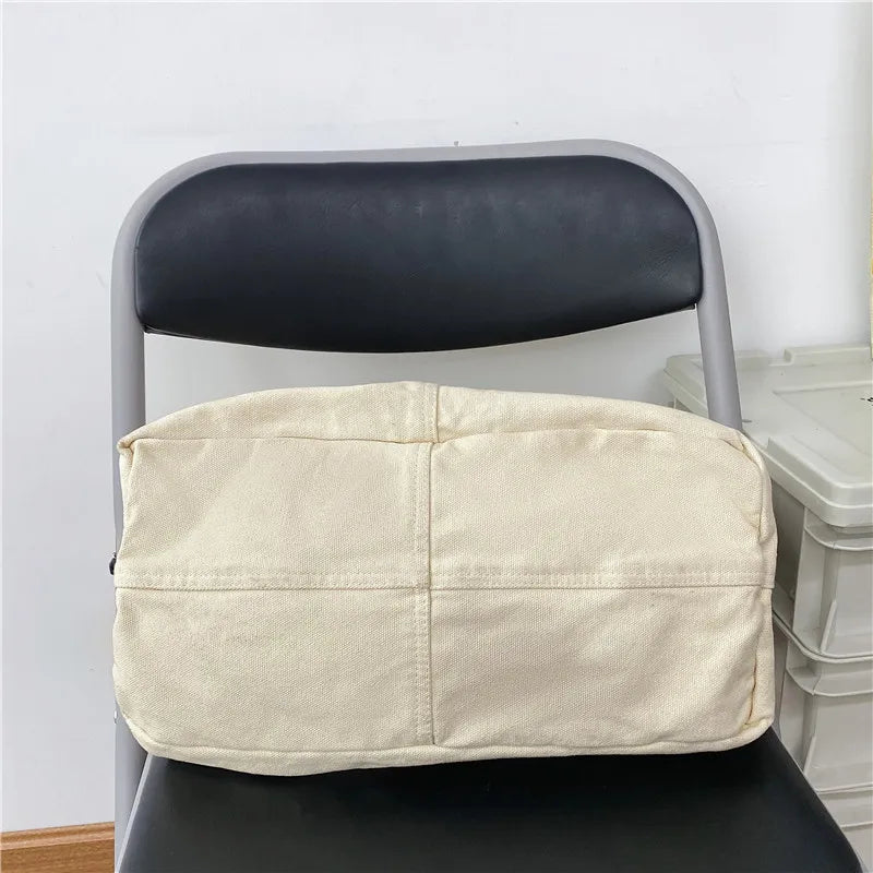 HOCODO New Bags for Women 2022 Canvas Shoulder Bag Fashion Large Capacity Handbags Female Casual Travel Bags Soft Crossbody Bags