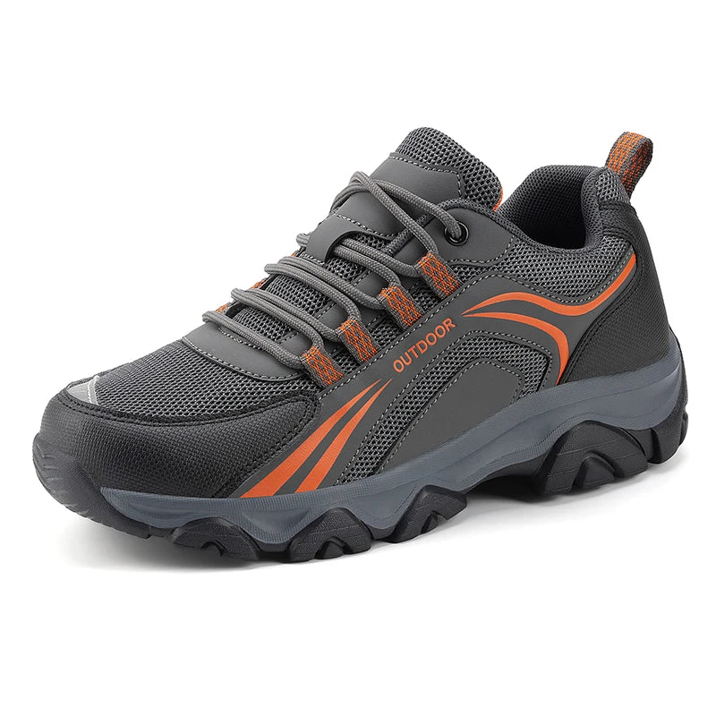 Low MOQ Brand Logo Custom Professional Men Blank Mesh Breathable Sports Hiking Shoes Anti-slip Safety Outdoor Boots for Women