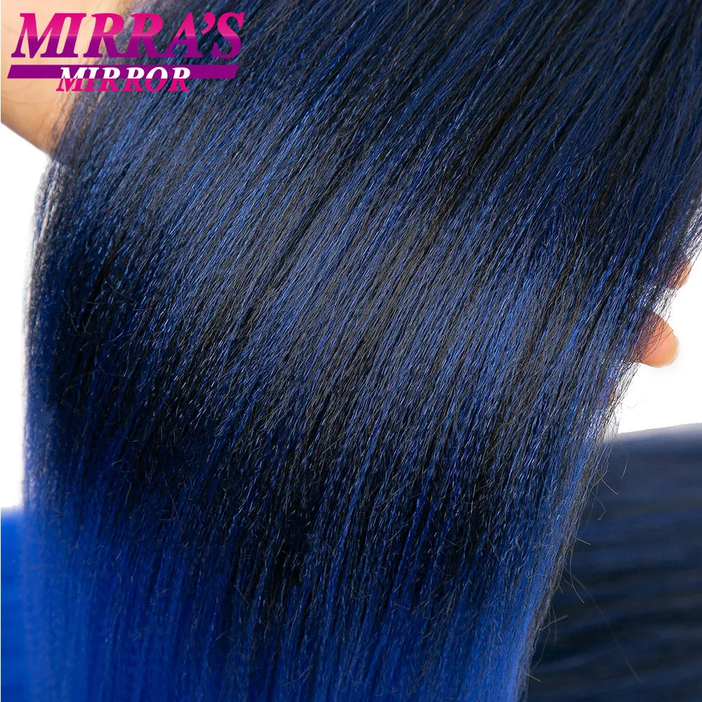 Synthetic Braiding Hair Brown Ombre Hair Extensions Professional Braid Hair for Crochet Twist Braids Soft Yaki Texture