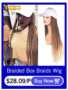 TOMO Synthetic Crochet Hair Box Braids 22Roots Colored Braiding Hair Extensions 24Inch Rainbow Ombre Crochet Braids Pink Red