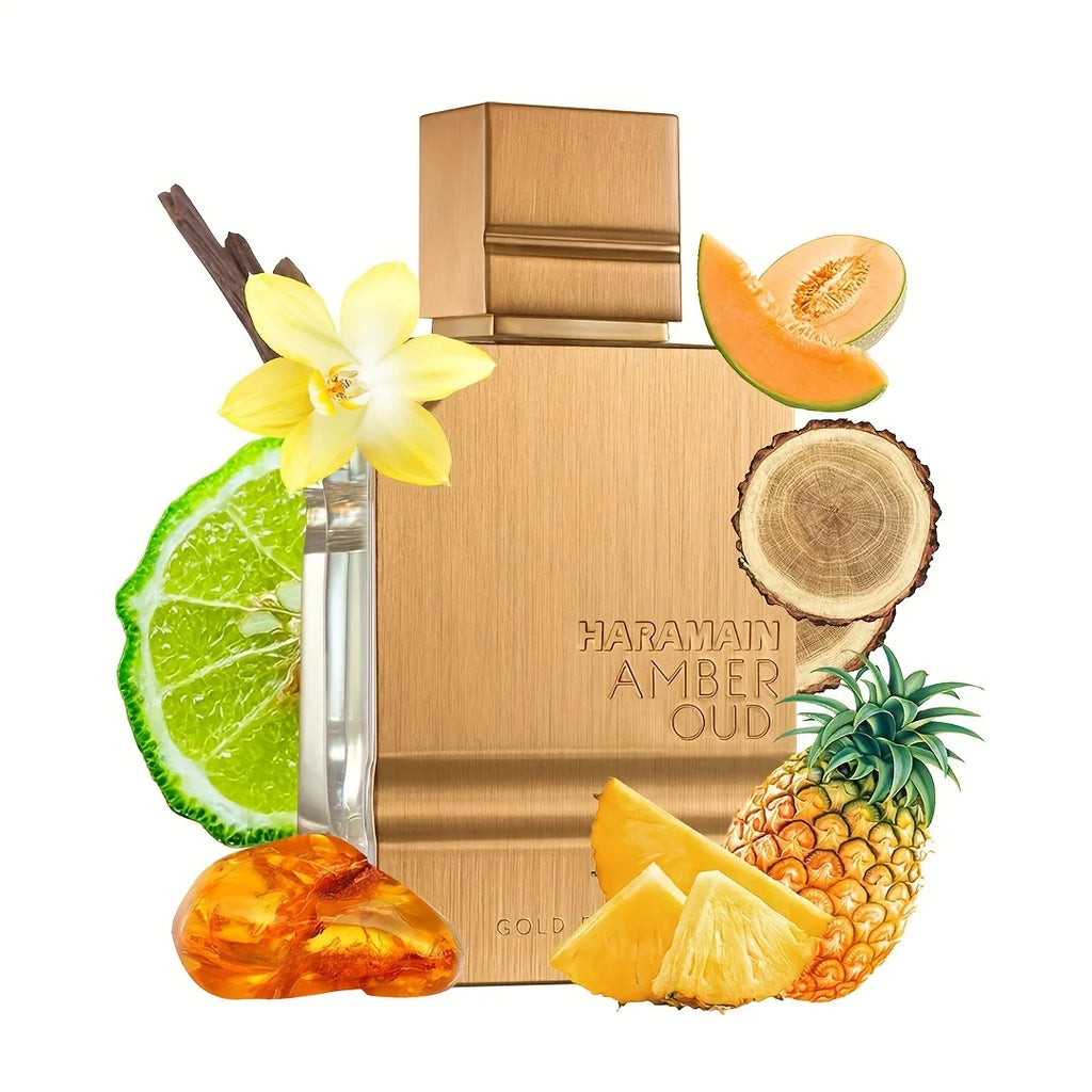 Amber Oud Gold Edition - Arabian Perfume for Women and Men Unisex - Long Lasting Amber - 2 oz