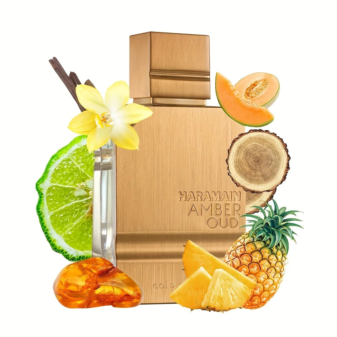 Amber Oud Gold Edition - Arabian Perfume for Women and Men Unisex - Long Lasting Amber - 2 oz