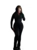 Ladies Autumn Casual Zip Patchwork Jacket Top Top + Bodycon Pants Suits Women'S Tracksuit Women Sports Outfits 2 Piece Set