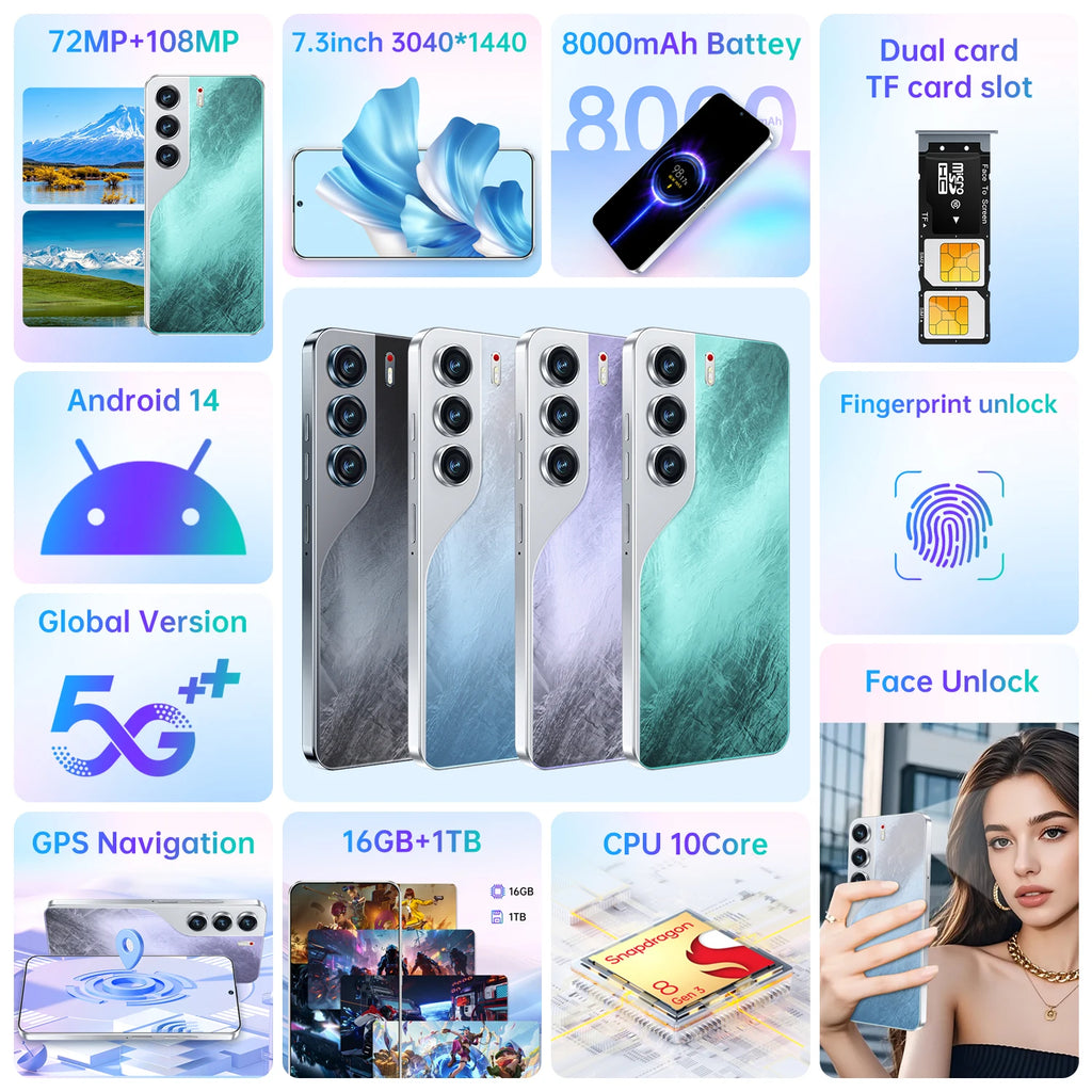 Hot Selling Camon 40 Pro Unlocked Android Deca Core Spanish 8GB+512GB Dual SIM Card LTE CDMA Global Version Smartphone