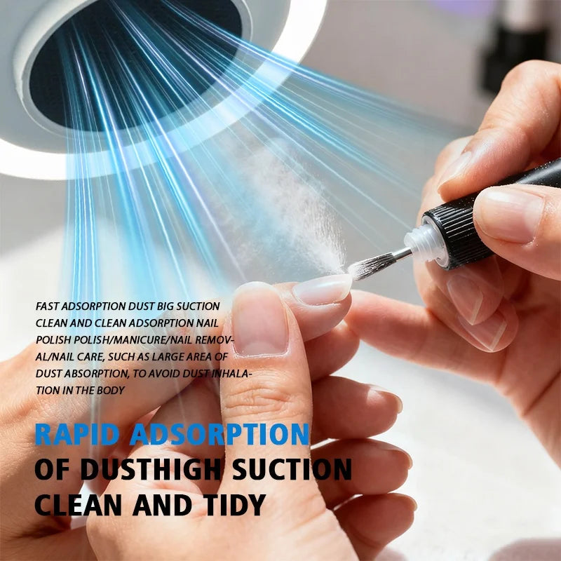 2028 30% OFF Beauty Salon Supplies Overhead Vacuum Cleaner Nail Dust Collector for Manicure Table Pedicure Equipment
