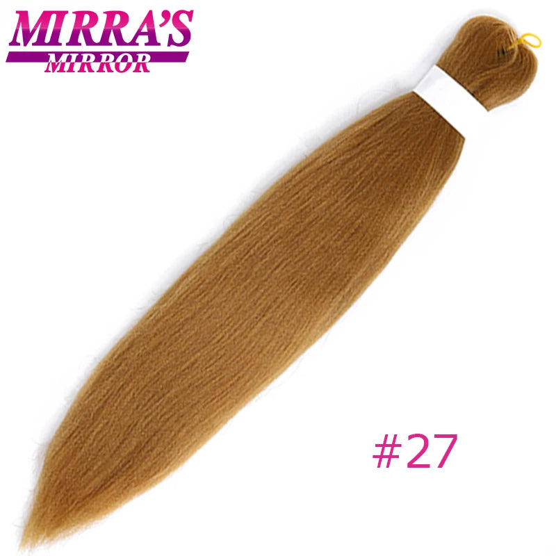 Synthetic Braiding Hair Brown Ombre Hair Extensions Professional Braid Hair for Crochet Twist Braids Soft Yaki Texture