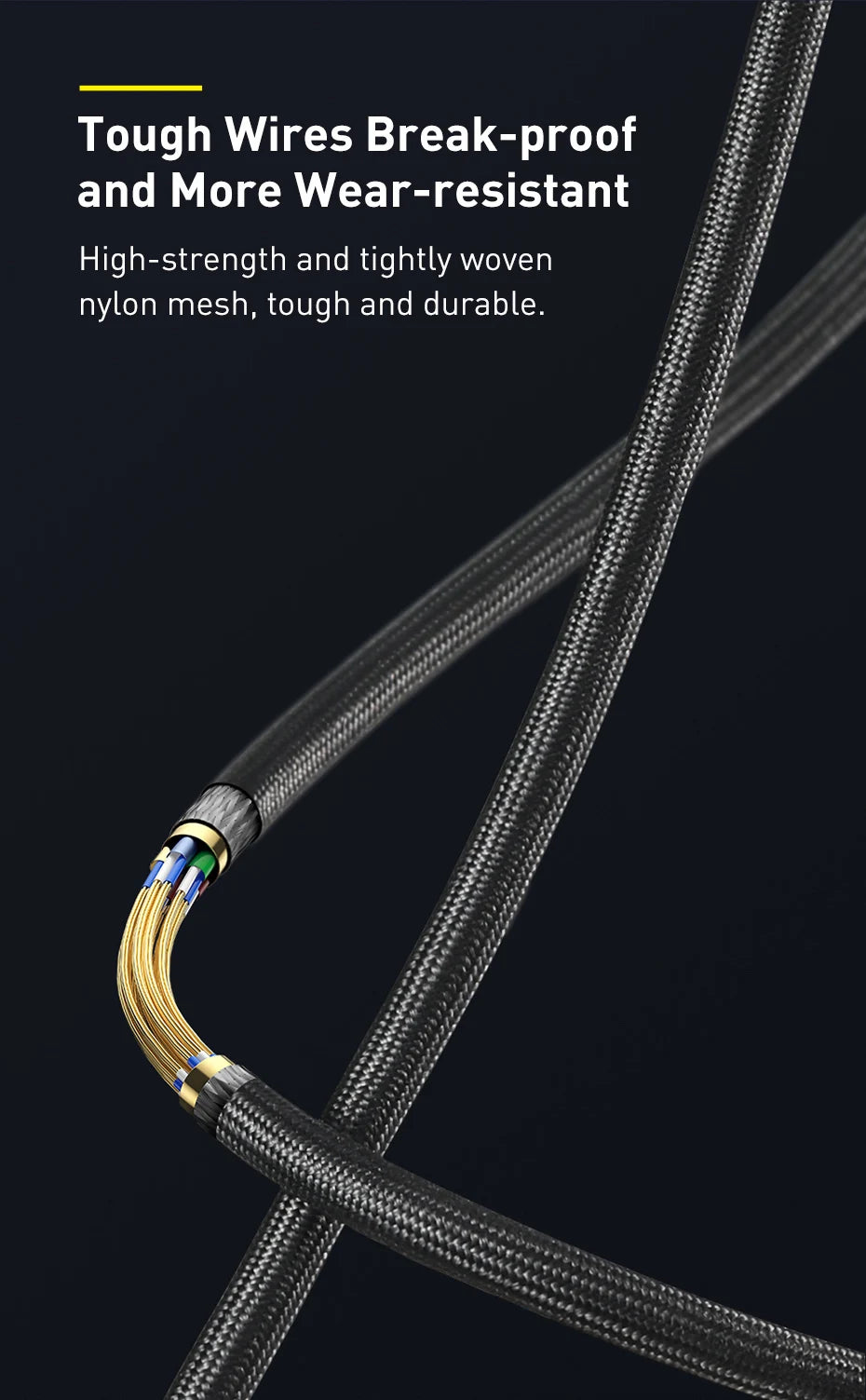 Baseus HDMI-Compatible Cable for Xiaomi Mi Box 48Gbps Digital for PS5 PS4 8K 2.1 4K 2.0 HDMI-Compatible Splitter 8K/60Hz Cables