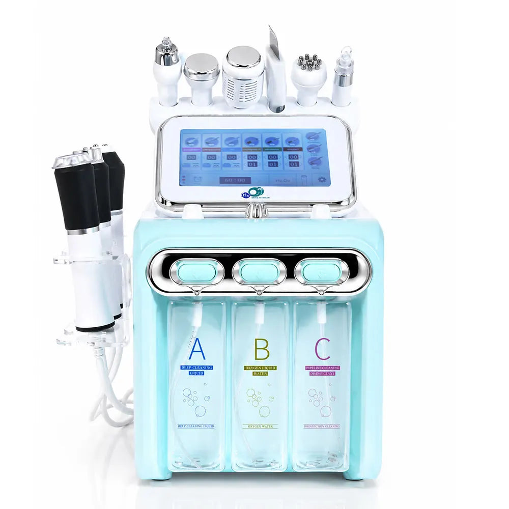 Multifunctional H2o2 Small Bubble Machine Hydra Skin Deep Cleaning Equipment Radio Frequency Face Lifting Device