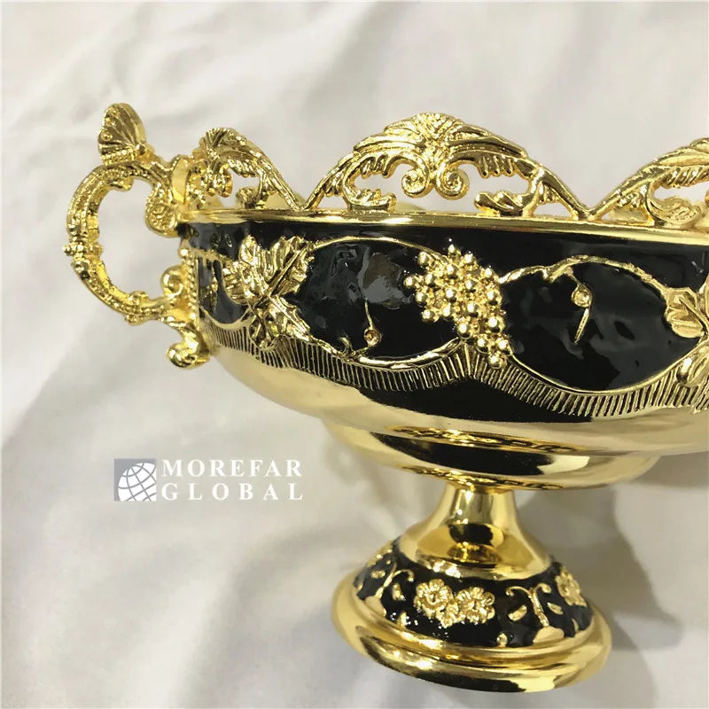 Fashion Royal Quality Luxury Fruit Plate Decoration Nut Tray Great Design Kitchen Items