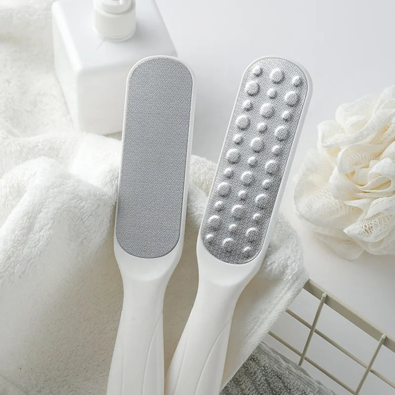 Double Sided Colossal Pedicure Tools Metal Surface Foot Scrubber Stainless Steel Foot RASP Dead Skin Exfoliator for Feet