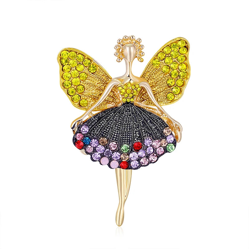 Ballet Girl Dance Wedding Personality Brooches Sweet Atmosphere Brooch Sweater Accessories Pins