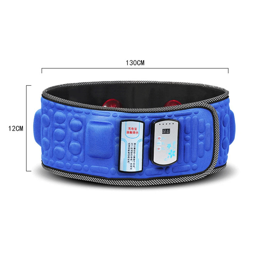 Wireless Electric Massage Slimming Belt Lose Weight Fitness Fat Burning Vibration Abdominal Belly Muscle Trainer Stimulator