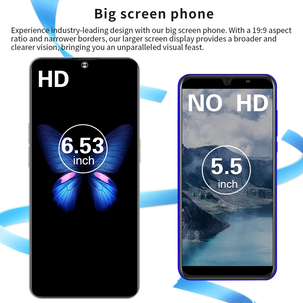 Original 6.53 Inch Mobile Phones S30 ultra Smartphone 3g+64GB Android8.1 Quick Charge Celular Telephone