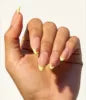 30 Pcs French Minimalist High-end Feel Coated Short Almond Shape Acrylic Press on Nails Customize Dropshipping False Nails GD11