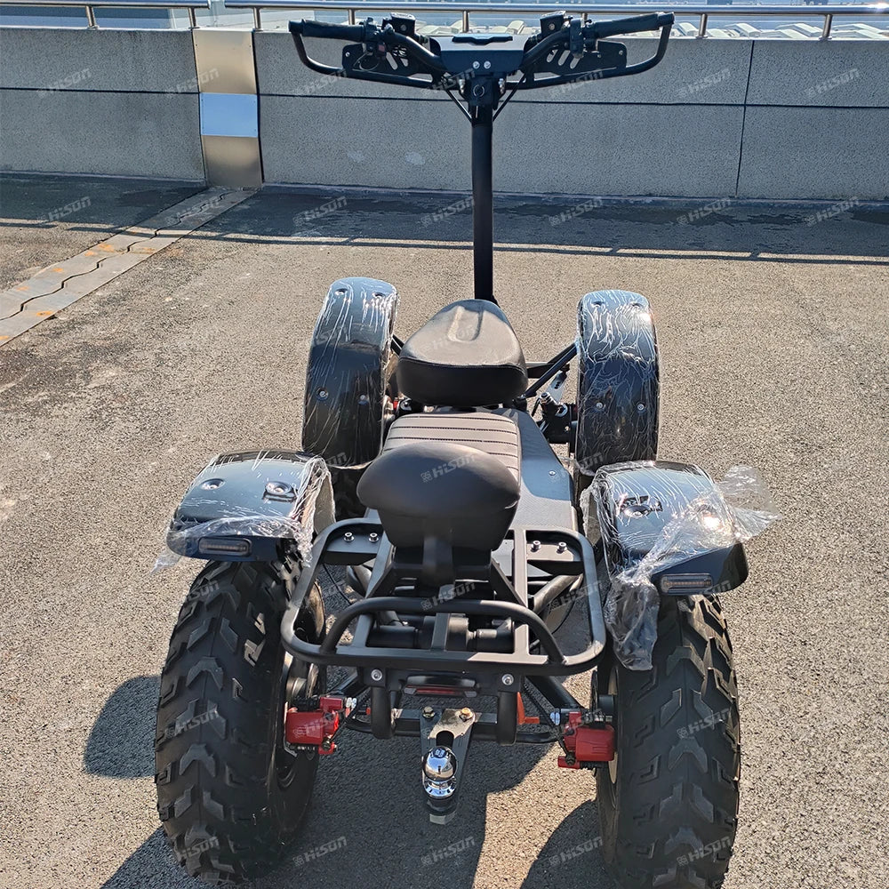 Off-Road Electric ATV 4WD 6000W 50Ah Battery 75km/h All Terrain Scooter Rugged Tires Powerful Outdoor Adventure Ride