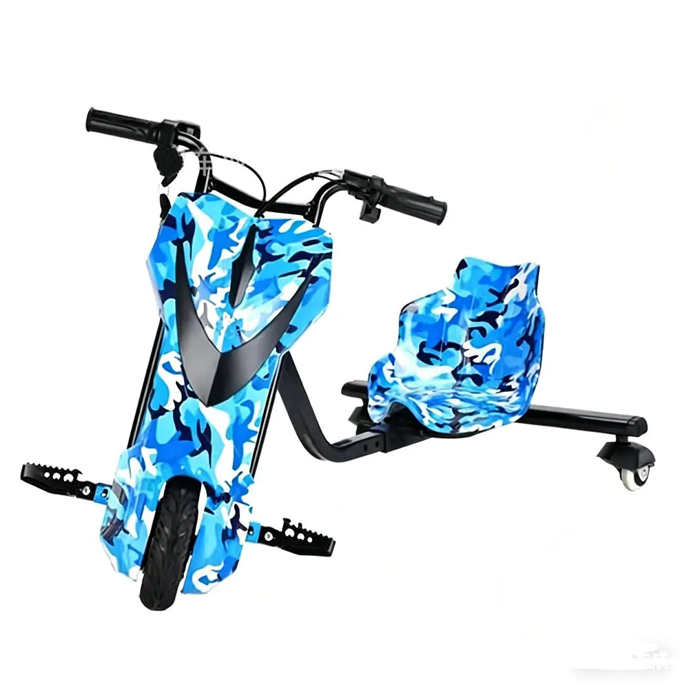 XFY Factory Price Kids 3 Wheel Electric Drift Trike Scooter 350w 6.5 / 8.5 INCH Electric Drift Trike 3 Speed Adjustment