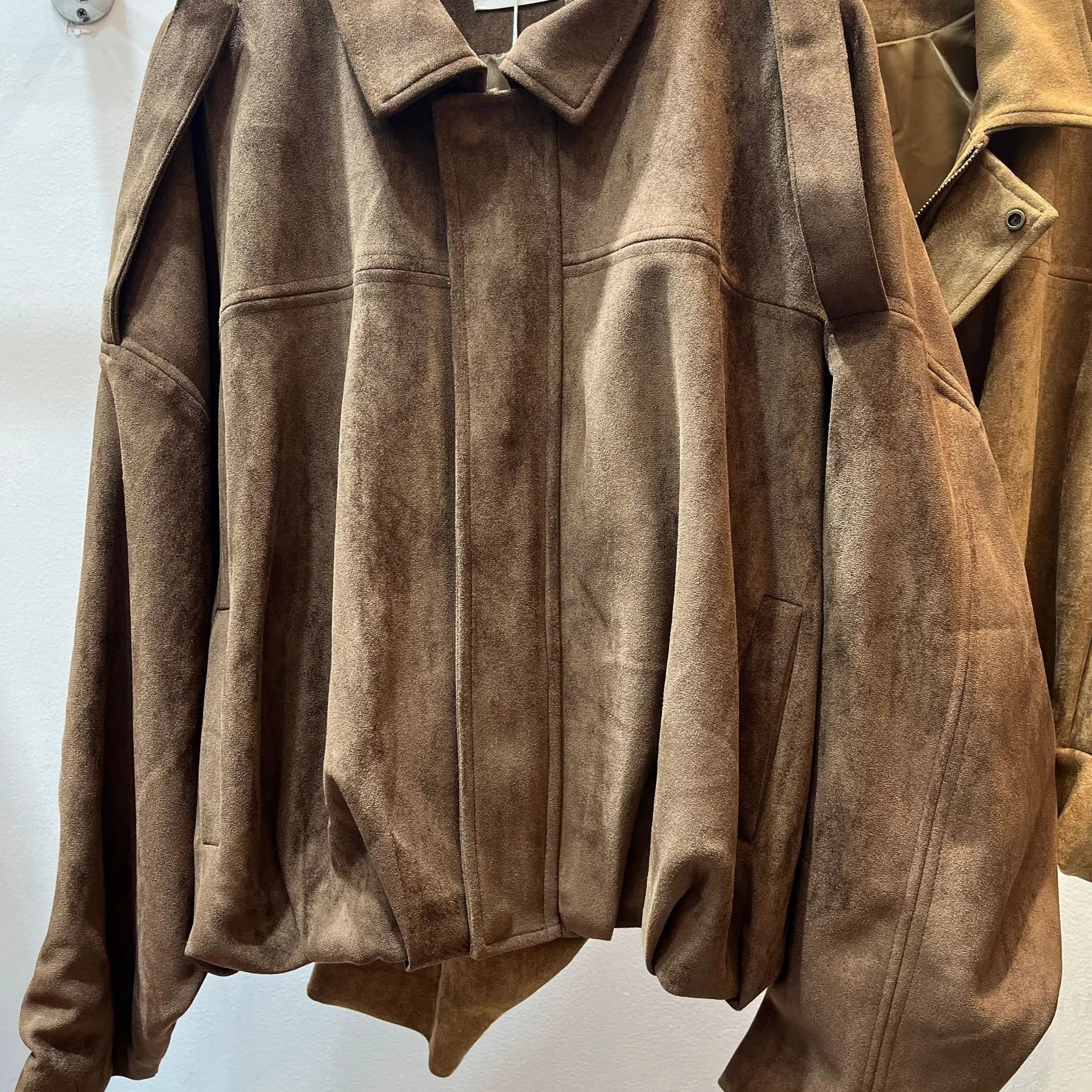 Wholesale Autumn 2026 New Fashion Elegant Casual Versatile Suede Textured Loose Short Jacket Ladies Jacket