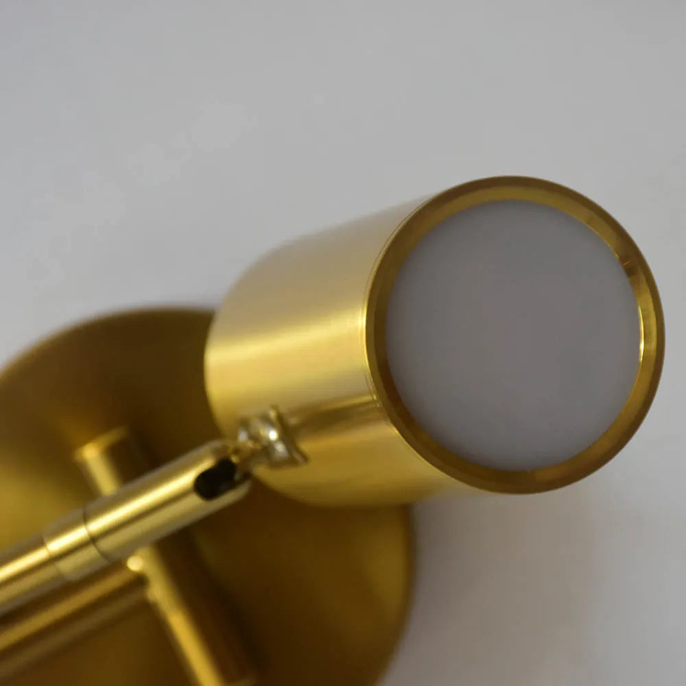 Modern Adjustable Swing Long Arm LED Wall Lamps Touch Sensor Internal Wall Washer Household Bedside Switch Decor Sconce Lights