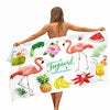 Wholesale 75*150CM Quick Dry Large Bath Towel Sand Free Towel Beach Cotton Microfiber Beach Towel With Logo Custom Print