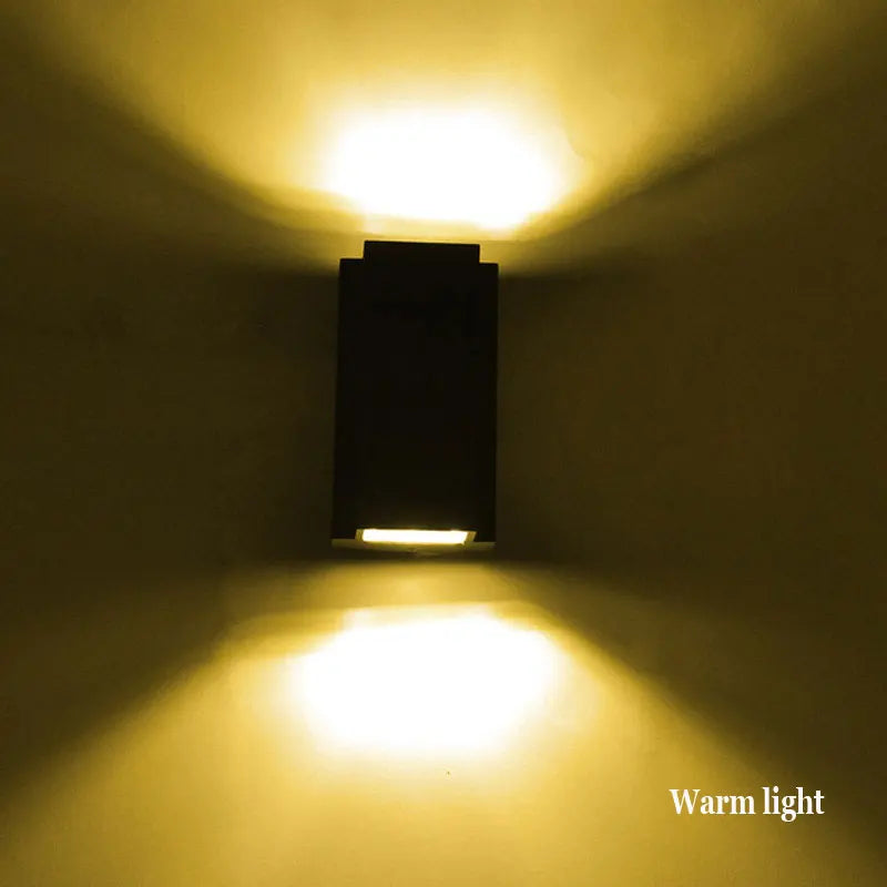 LED Wall Lamp IP65 Outdoor Waterproof Garden Porch Lighting Lamp 5W 10W Modern Simple Aluminum Indoor Wall Light