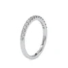 Customized Lab Grown Diamond Engagement Ring Fancy Band Silver Plated 14 Stones Luxury Style IGI/Certified Women Brahma Diamonds