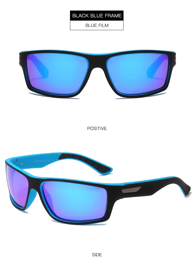 DOHOHDO New Luxury Polarized Sunglasses Men Car Driving Anti-Glare Sun Glasses For Male Colorful Film Series UV400 Gafas De Sol
