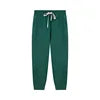 Men's 300gsm Cotton Retro Casual Sweatpants Loose Sports Pants Elastic Waist for Running Jogger Trousers