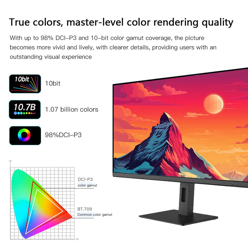 Low Price, High-quality 32 Inch 6K LED IPS HDR Office Design Gaming Desktop Monitor for Sale in Stock